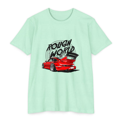Rough Word Graphic Unisex T-Shirt – Perfect T-shirt for Car Enthusiasts - CreativeRino