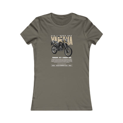 Yamaha XTZ Lander 250 Motorcycle Graphic Tee for Women - Perfect T-shirt for Riders and Gifting - CreativeRino