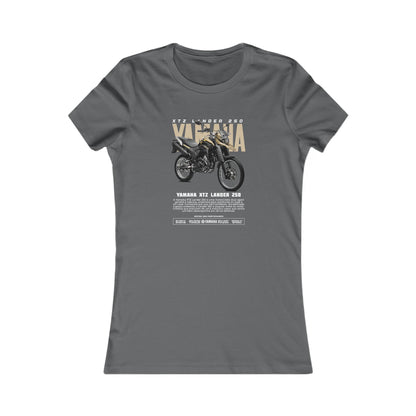 Yamaha XTZ Lander 250 Motorcycle Graphic Tee for Women - Perfect T-shirt for Riders and Gifting - CreativeRino