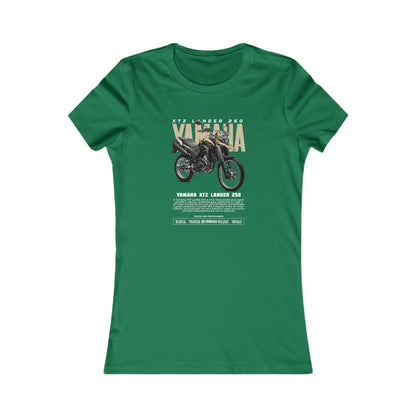 Yamaha XTZ Lander 250 Motorcycle Graphic Tee for Women - Perfect T-shirt for Riders and Gifting - CreativeRino