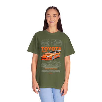 Toyota Supra MK4 Dast and Furious Graphic T-Shirt | Unisex Car Enthusiast Tee - CreativeRino