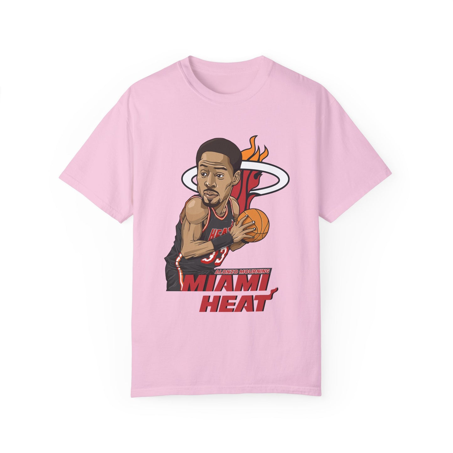 Miami Heat Cartoon Style Unisex T-shirt - Perfect Tee for Basketball Fans - CreativeRino