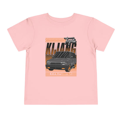 Kijang Grand Extra Graphic Toddler Tee - Cool Car T-shirt Design for Kids - CreativeRino