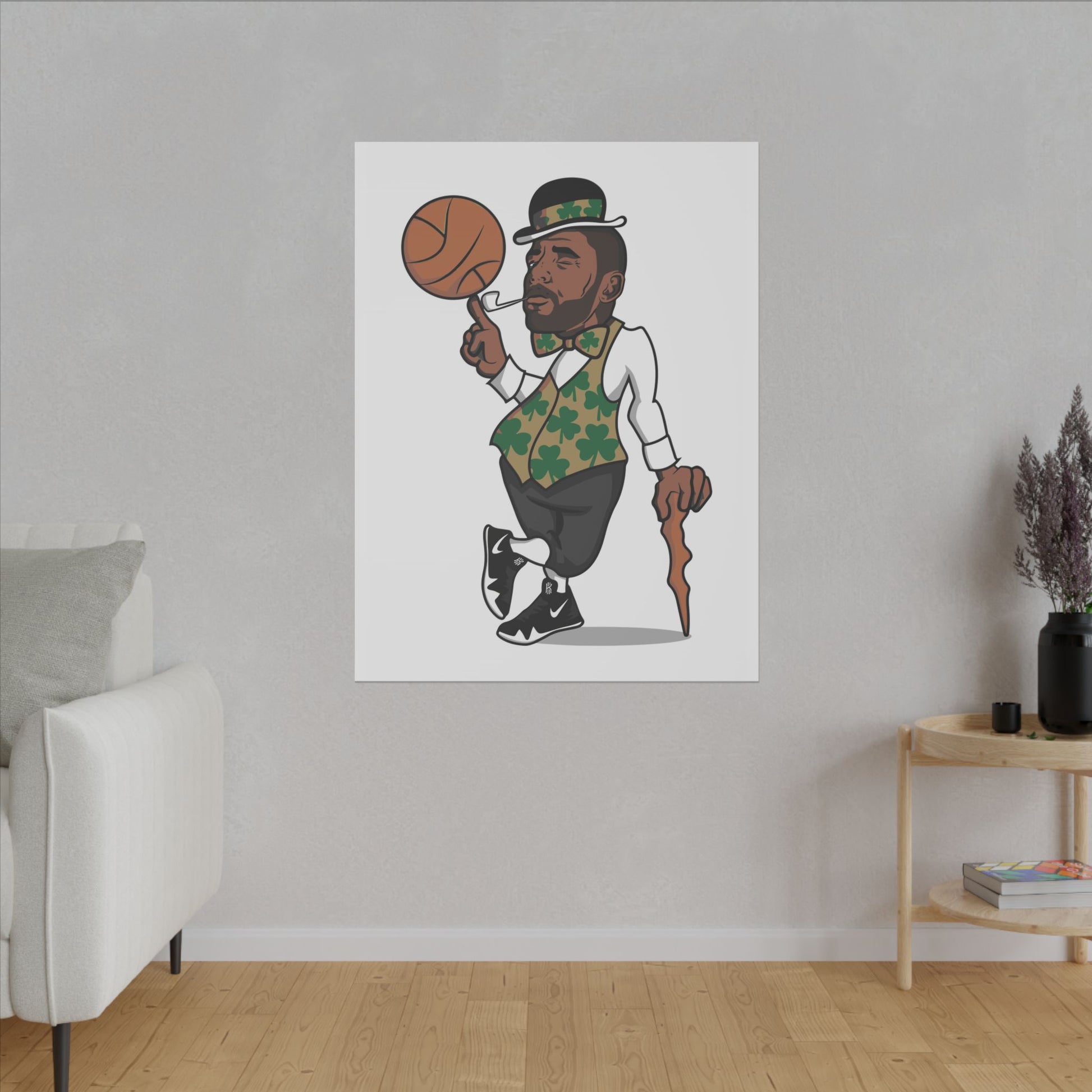 Khris Middleton Art Canvas - Basketball Player Print - CreativeRino