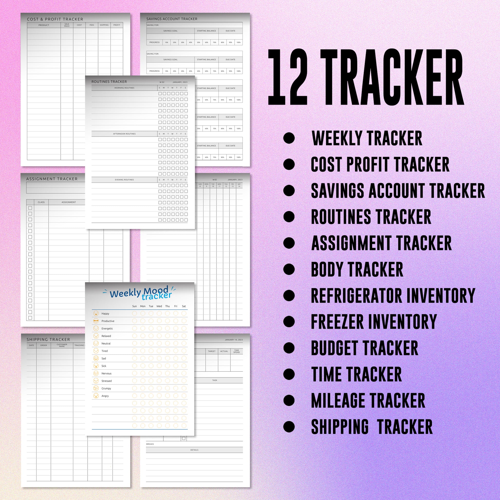 2025 Journal Planner Calendar Bundle - CreativeRino
