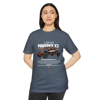 CAN-AM MAVERICK X3 Unisex CVC Jersey T-Shirt | Off-Road Adventure Apparel - CreativeRino