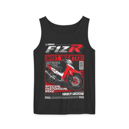 Yamaha FIZR Unisex Motorcycle Vintage Tank Top - CreativeRino
