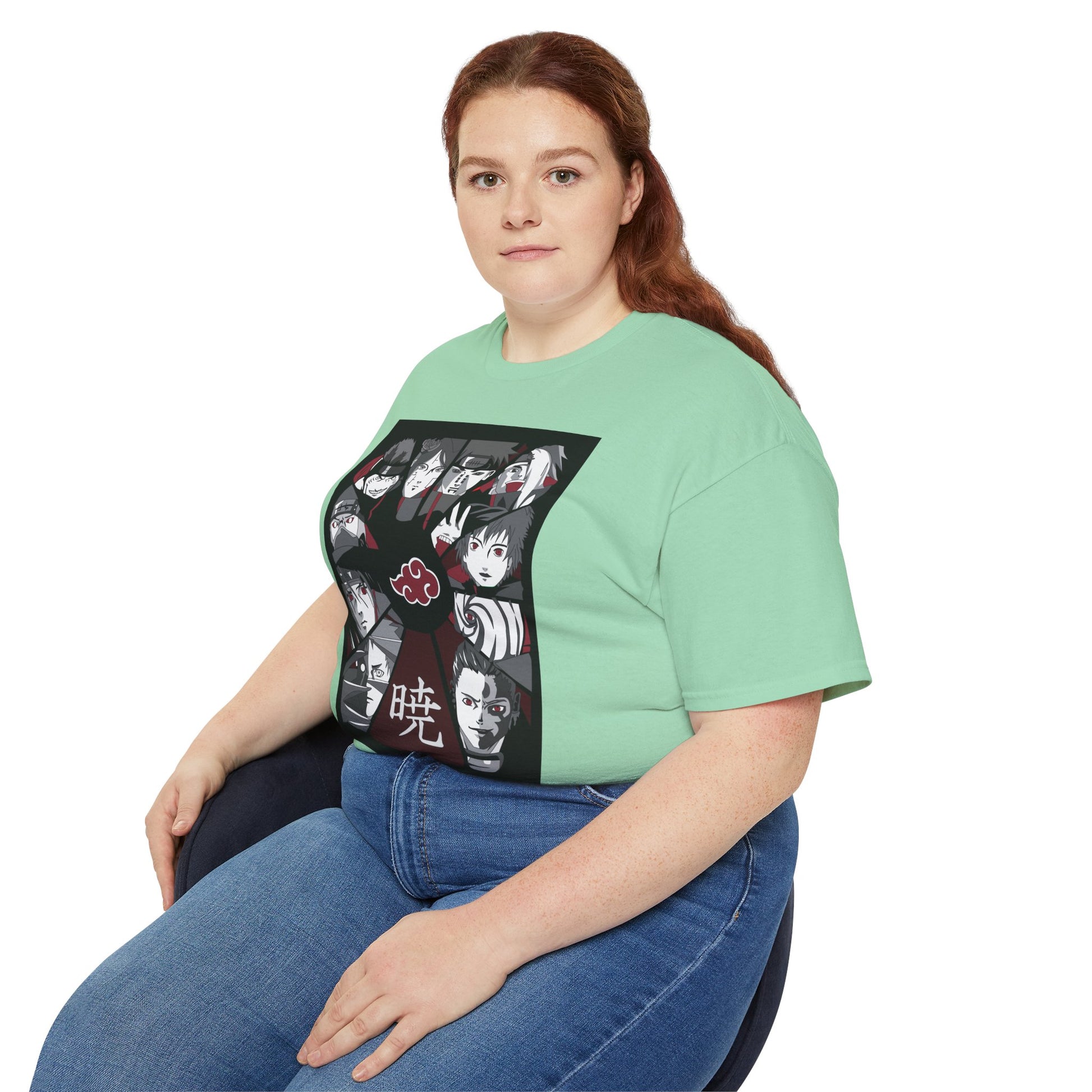 Anime-Inspired Unisex Ultra Cotton Tee - Akatsuki T-shirt Design - CreativeRino