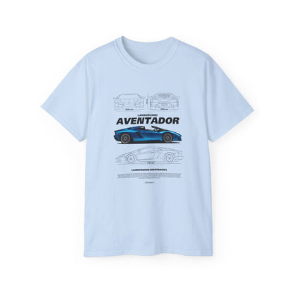 Aventador Sports Car Unisex Ultra Cotton Tee | Car T-shirt - CreativeRino