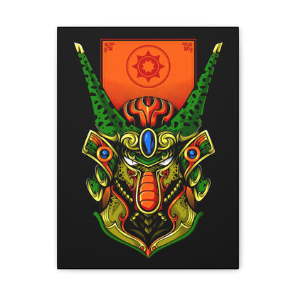 Vibrant Samurai Art Canvas Print - Bold Wall Decor for Anime Lovers - CreativeRino