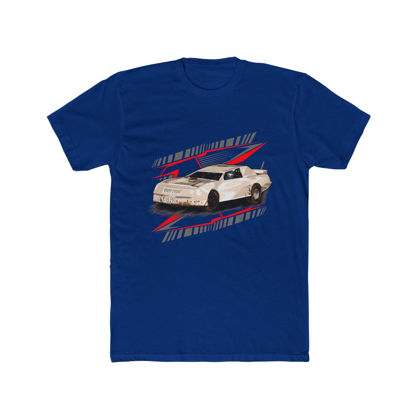Retro Race Car Unisex Cotton Crew Tee - CreativeRino