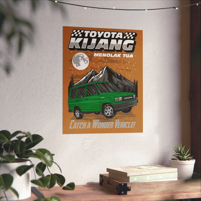 Vintage Toyota Kijang Vertical Poster - Catch a Wonder Vehicle! - CreativeRino