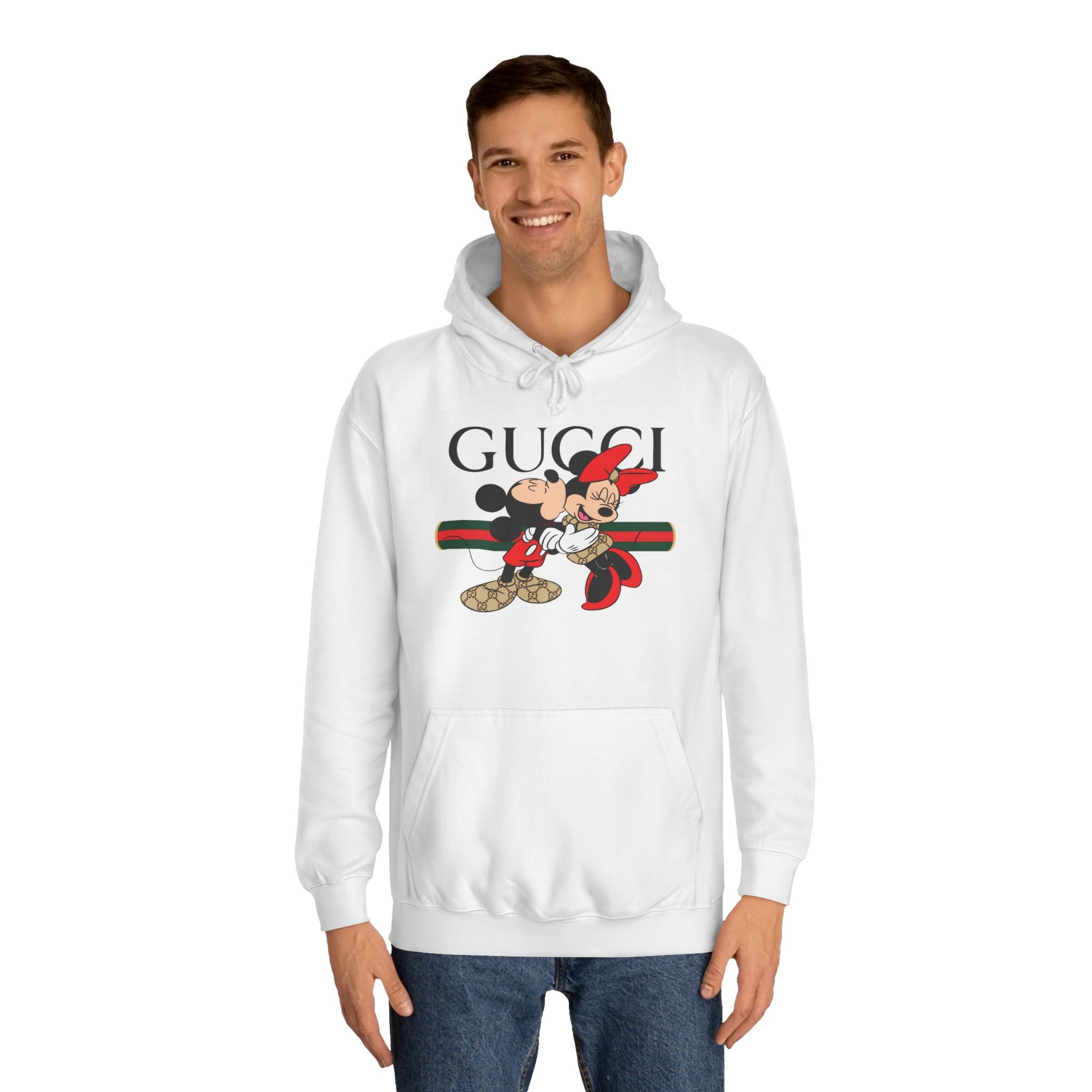 Cute Mickey & Minnie Unisex College Hoodie - Stylish Disney Apparel - CreativeRino