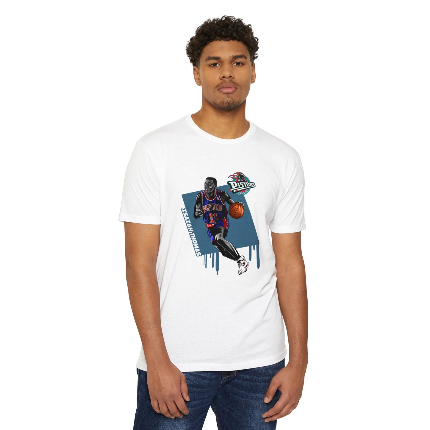 Isaiah Thomas Retro Basketball Graphic Tee for Sports Fans - CreativeRino