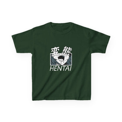 Hentai Kids Cotton Tee - Cool Graphic Design T-shirt for Boys and Girls - CreativeRino