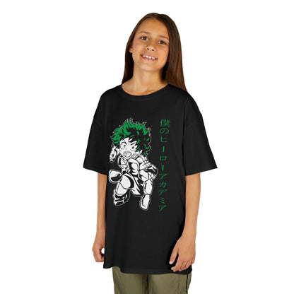 My Hero Academia Kids Heavy Cotton Tee - Anime Superhero T-shirt for Young Fans - CreativeRino