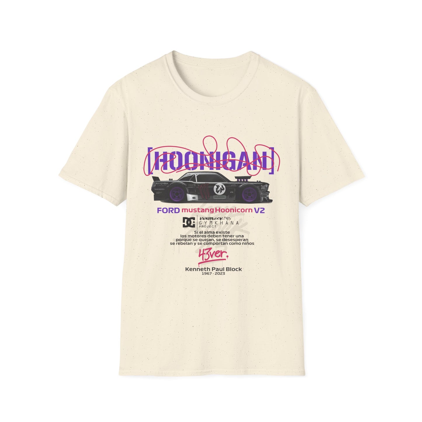 Hoonigan Unisex Softstyle T-Shirt - Perfect for Car Enthusiasts - CreativeRino