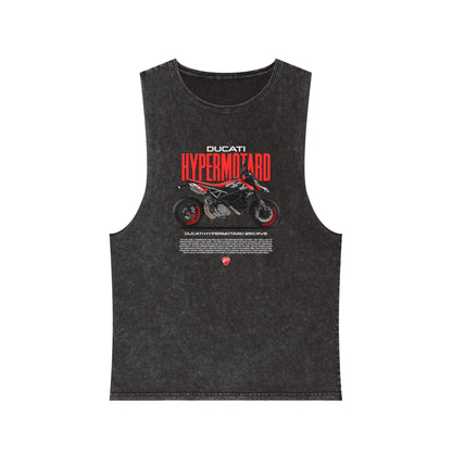 Ducati Hypermotard 950 Unisex Stonewash Tank Top - Stylish Motorcycle Apparel - CreativeRino