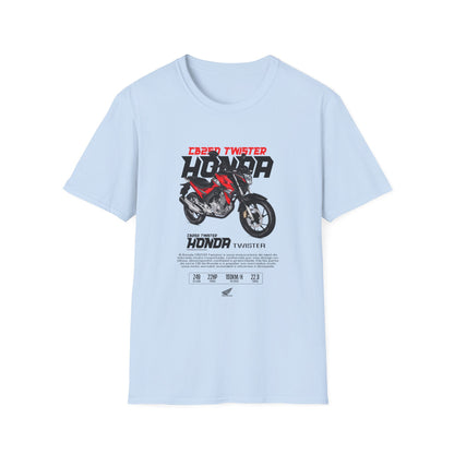 Honda Twister Unisex Softstyle T-Shirt - Motorcycle Enthusiast Graphic Tee - CreativeRino