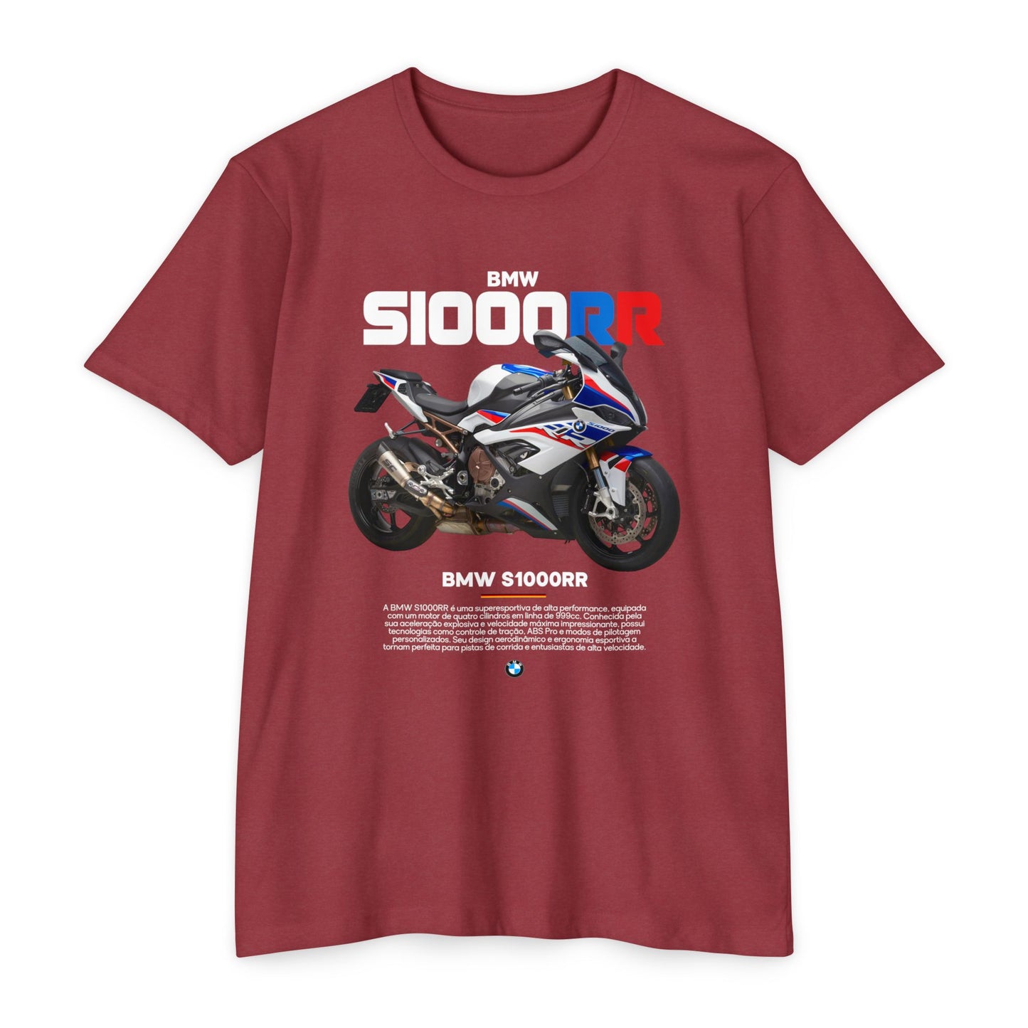 BMW S1000RR Unisex Motorcycle T-Shirt - Perfect Tshirt Gift for Riders - CreativeRino