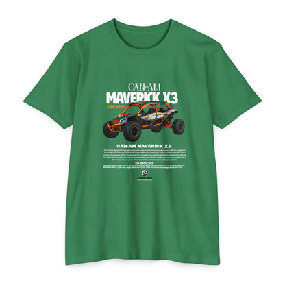 CAN-AM MAVERICK X3 Unisex CVC Jersey T-Shirt | Off-Road Adventure Apparel - CreativeRino