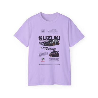 Suzuki Roar of Power Unisex Ultra Cotton Tee - Perfect T-shirt for Car Enthusiasts - CreativeRino