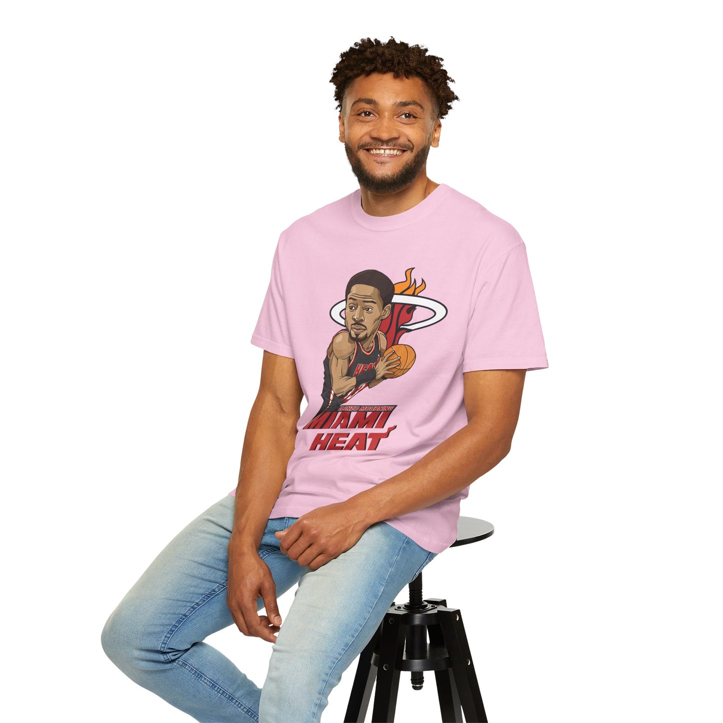 Miami Heat Cartoon Style Unisex T-shirt - Perfect Tee for Basketball Fans - CreativeRino