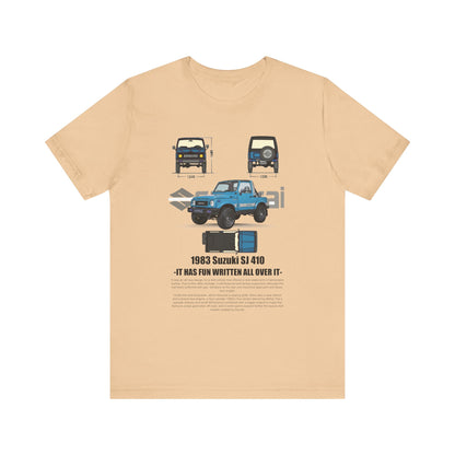 Vintage Suzuki 1983 Graphic Tee - Unisex Short Sleeve T-Shirt - CreativeRino