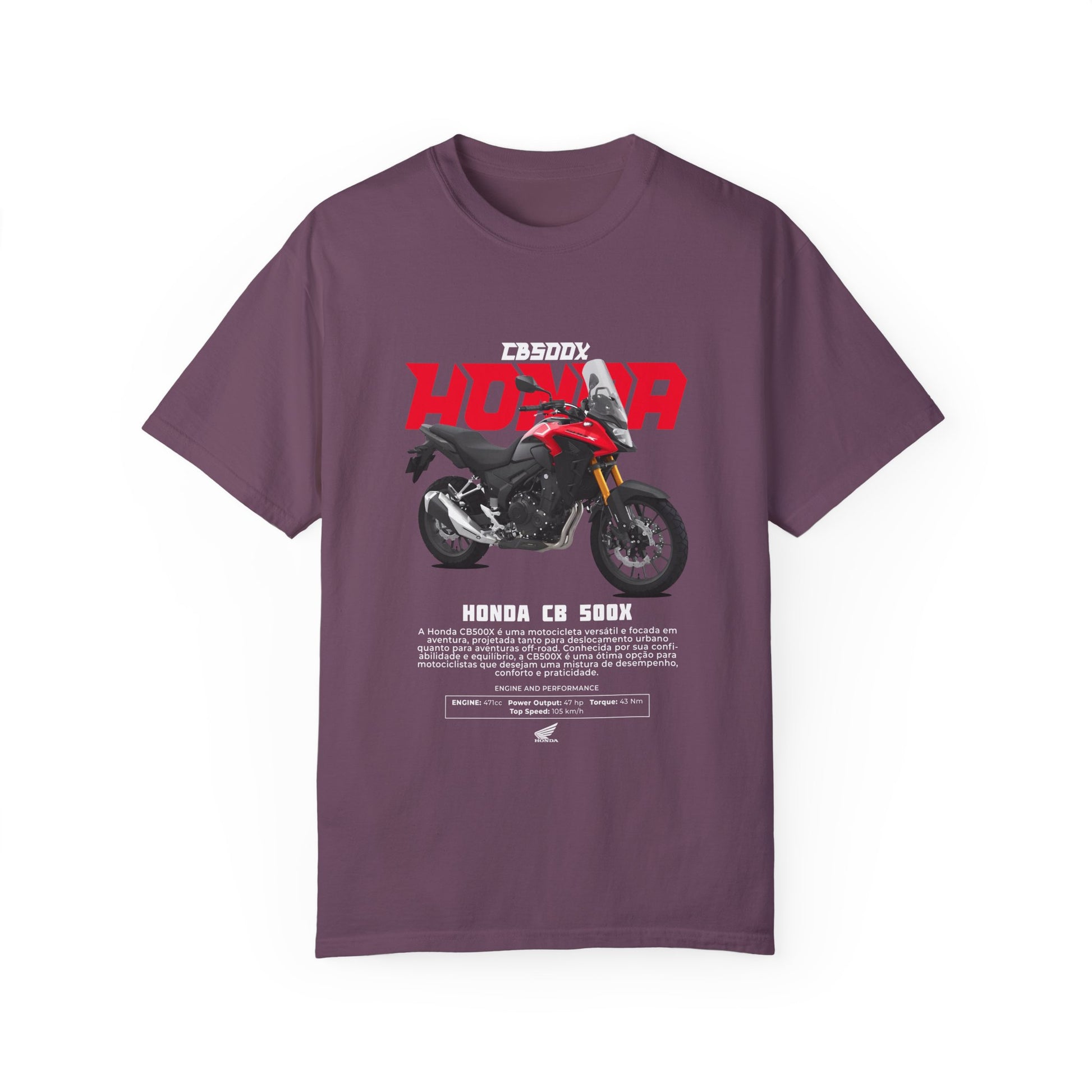 Honda CB500X Unisex Motorcycle T-Shirt - Vintage Style Graphic Tee - CreativeRino