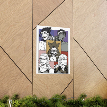 Anime Matte Vertical Posters Record of Ragnarok Wall Art - CreativeRino