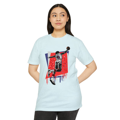Julius Erving Basketball T-shirt - Jump Shot Design for Sports Fans - CreativeRino