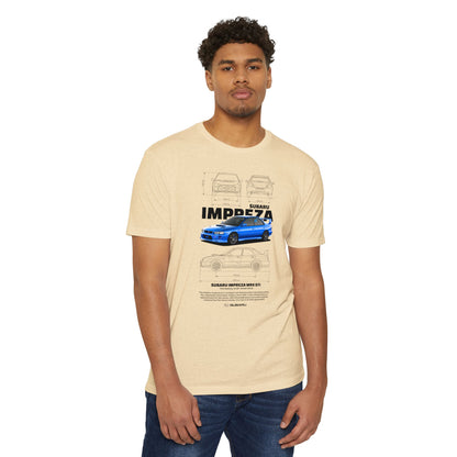 Subaru Impreza WRX STI Graphic Tee - Unisex CVC Jersey T-Shirt for Car Lovers - CreativeRino