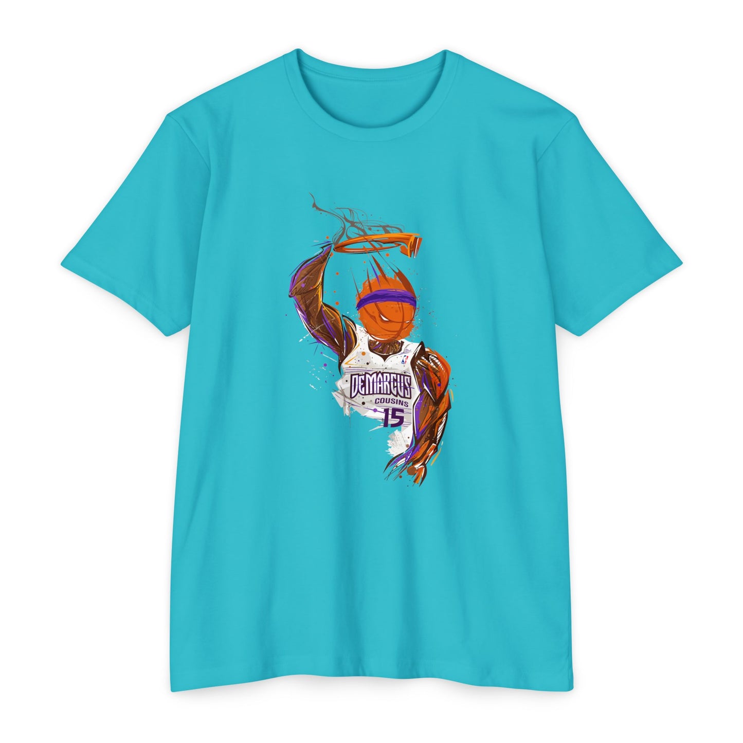 DeMarcus Cousins Basketball Graphic T-Shirt - Perfect for Sports Fans - CreativeRino