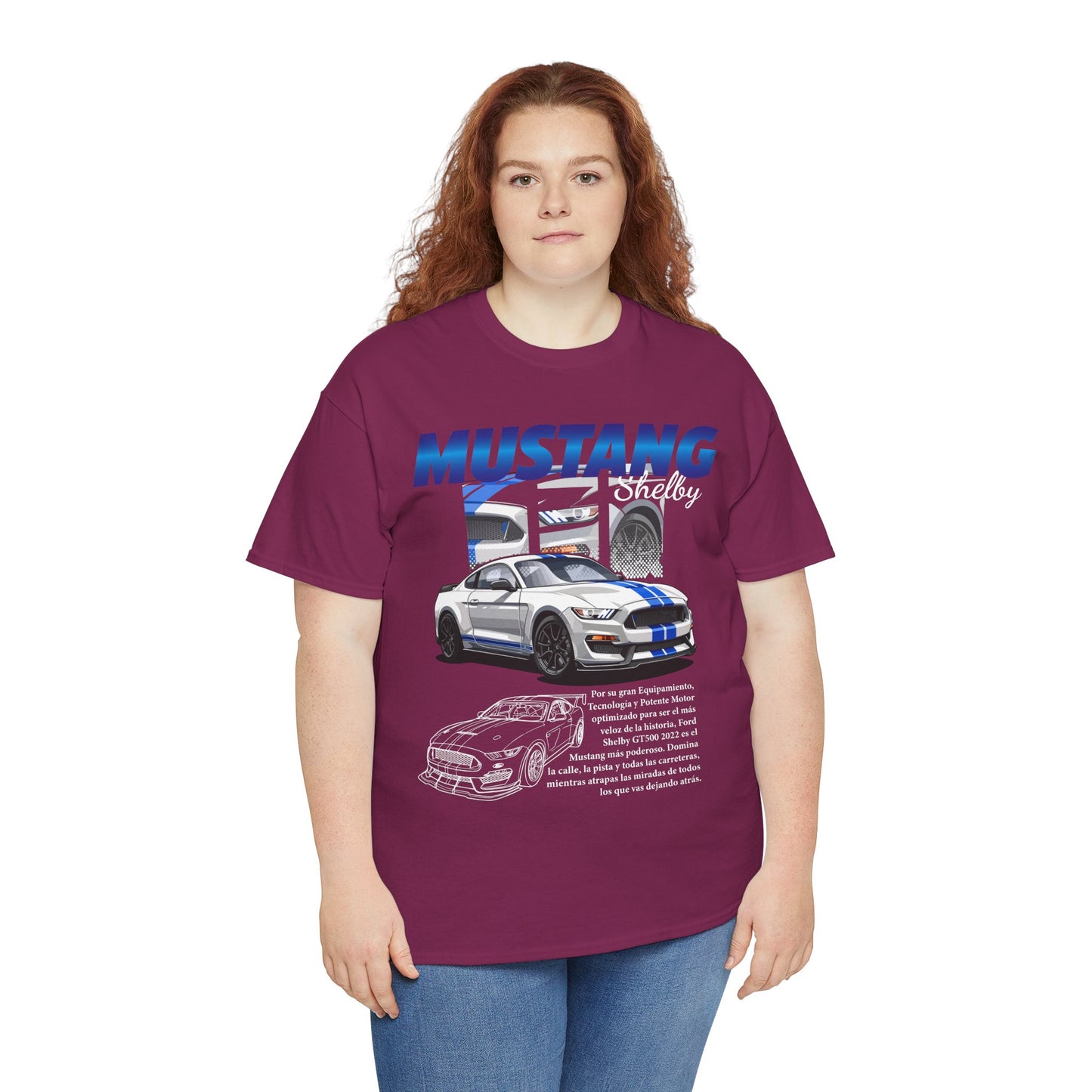 Mustang Shelby Graphic Tee – Perfect T-shirt for Car Enthusiasts - CreativeRino