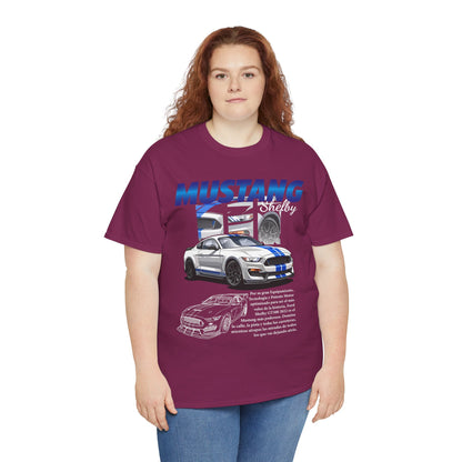 Mustang Shelby Graphic Tee – Perfect T-shirt for Car Enthusiasts - CreativeRino