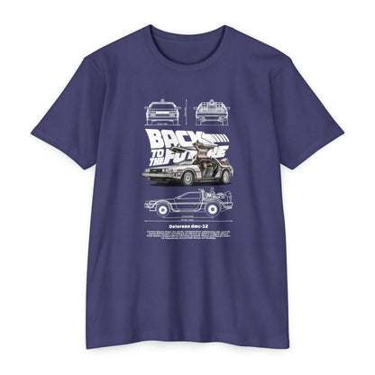 Back to the Future DeLorean Unisex T-Shirt - Retro Movie T-shirt - CreativeRino