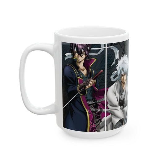 Anime Themed Ceramic Mug - Gintama - Perfect for Fans of Action and Adventure - CreativeRino