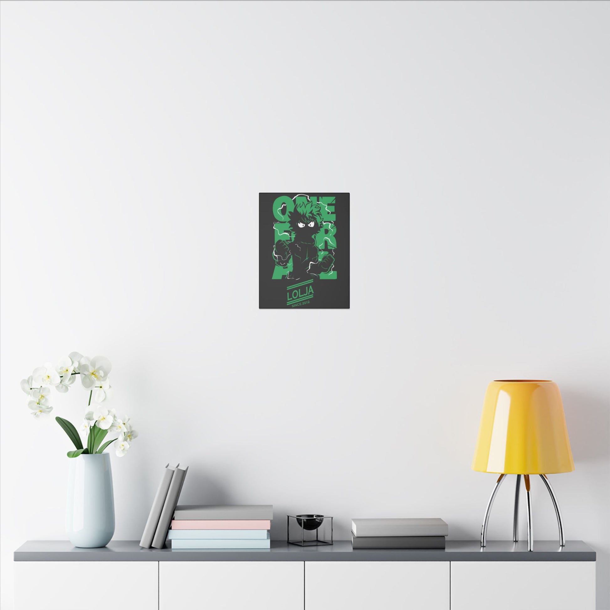 My Hero Academia Canvas Art - One For All Stretched Matte Canvas - CreativeRino