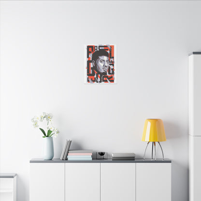 Paul George Wall Art | Matte Canvas Print | Stylish Home Decor for NBA Lovers - CreativeRino