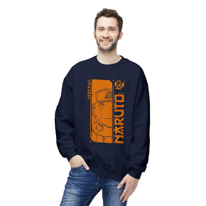 Naruto Fleece Crewneck Sweatshirt - Cozy Unisex Apparel for Anime Fans - CreativeRino