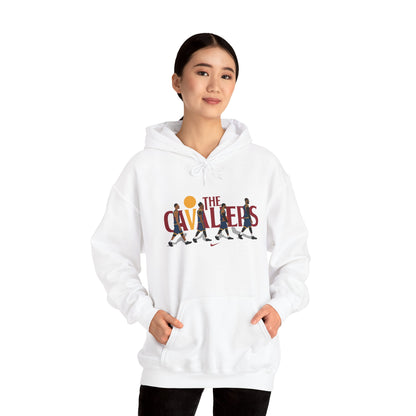 The Cavaliers Unisex Heavy Blend™ Hoodie - Retro Basketball Style - CreativeRino