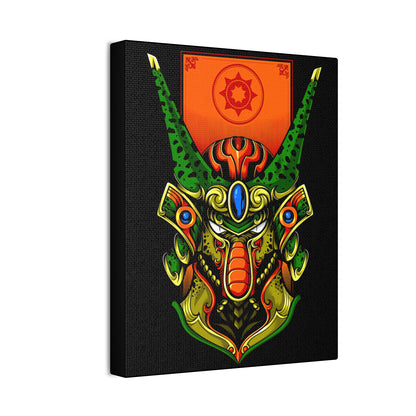 Vibrant Samurai Art Canvas Print - Bold Wall Decor for Anime Lovers - CreativeRino