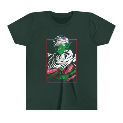 Anime-Inspired Youth Short Sleeve Tee - Dragon Ball Character T-shirt Design - CreativeRino