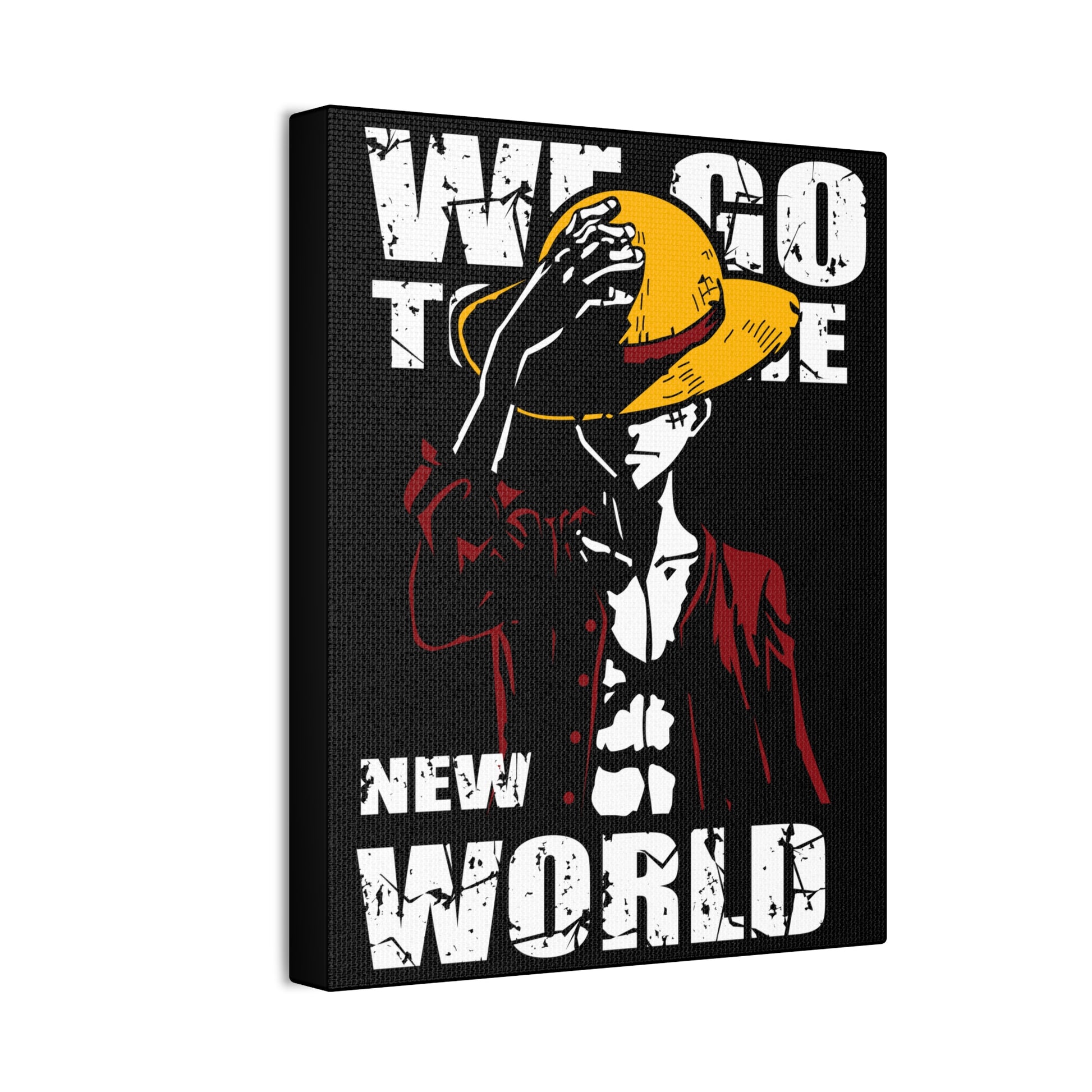 Adventurous Canvas Wall Art - 'We Go To The New World' Anime Canvas Wall Art - CreativeRino