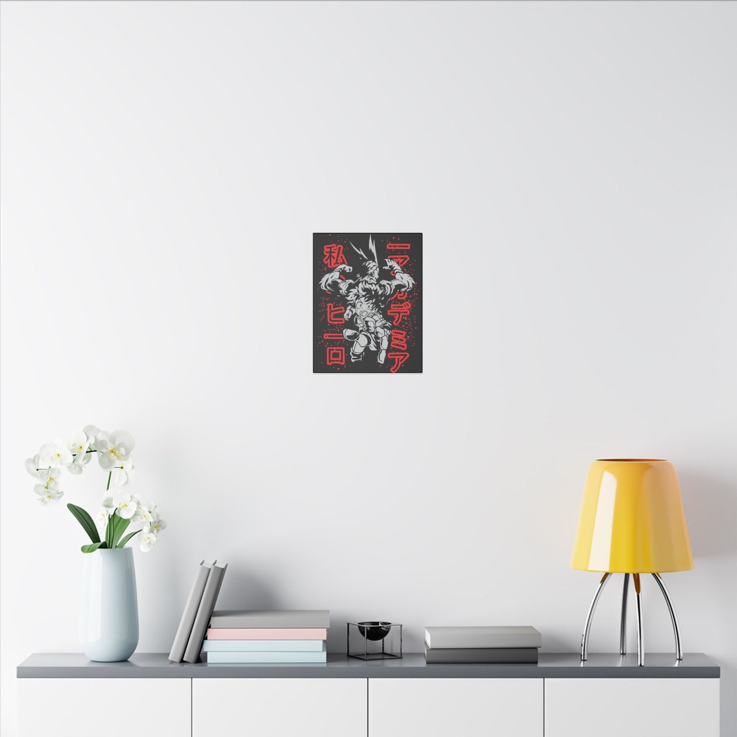 Anime Hero Canvas Art Print - My Hero Academia Perfect for Gamers & Collectors - CreativeRino