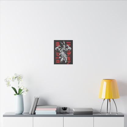 Anime Hero Canvas Art Print - My Hero Academia Perfect for Gamers & Collectors - CreativeRino