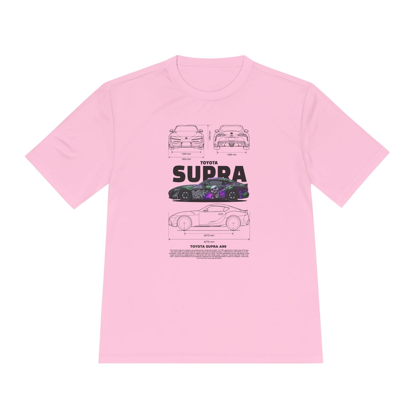 Toyota Supra Unisex Moisture Wicking Tee -  Perfect for Car Enthusiasts