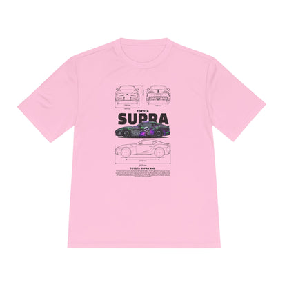 Toyota Supra Unisex Moisture Wicking Tee -  Perfect for Car Enthusiasts - CreativeRino