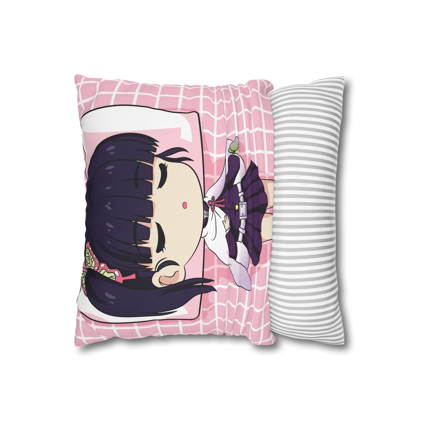 Cute Anime Square Pillow - Cozy Dreamy Decor - CreativeRino