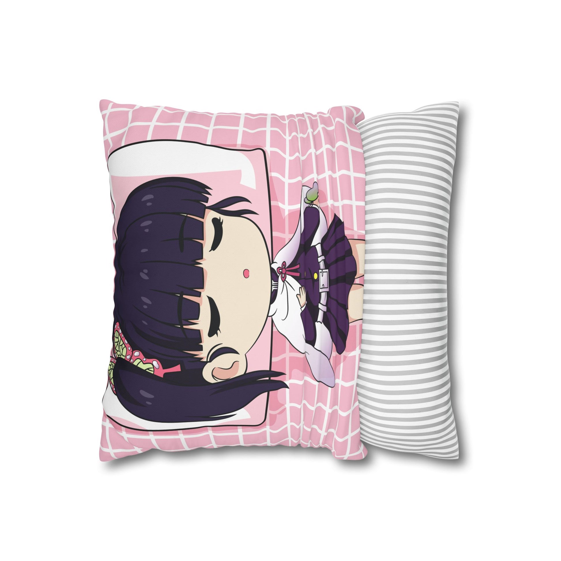 Cute Anime Square Pillow - Cozy Dreamy Decor - CreativeRino